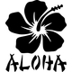 Aloha Flower Decal / Sticker 04