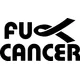 Fuck Cancer Decal / Sticker 06