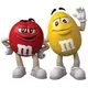 Red and Yellow M&M Decal / Sticker 58