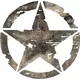 Weathered Army Star Decal / Sticker 07