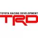 Black and Red Toyota TRD Decal / Sticker 36