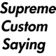 Custom Supreme Lettering Decal / Sticker 10