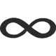 Infinity Symbol Decal / Sticker 01