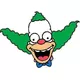 Krusty The Clown Decal / Sticker 03