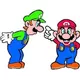 Mario and Luigi Decal / Sticker
