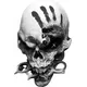 Five Finger Death Punch Skull Decal / Sticker 02