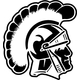 Trojan Mascot Decal / Sticker 03
