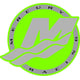 Lime Green Mercury Racing Decal / Sticker 39