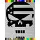 American Flag Punisher Decal / Sticker 37