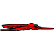 Black and Red Skeeter Decal / Sticker 10