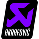 Black, Purple White Akrapovic Decal / Sticker 45