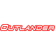 White and Red Can-Am Outlander Decal / Sticker 13