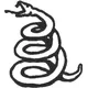 Metallica Snake Decal / Sticker