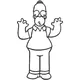 Simpsons Homer OOO Decal / Sticker