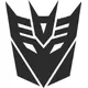 Transformers Decepticon 06 Decal / Sticker