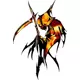 Flaming Grim Reaper Decal / Sticker 02