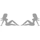 Mudflap Girls Decal / Sticker (Set of 2)