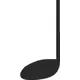 Musical Note Decal / Sticker 02