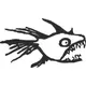 Piranha Decal / Sticker 01
