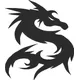 Tribal Dragon Decal / Sticker