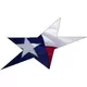 Texas Flag Star Decal / Sticker 06