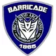 Barricade Police Shield Decal / Sticker