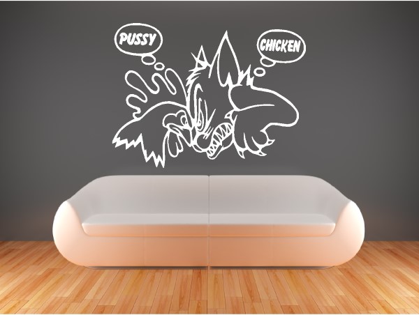 BUY CUSTOM FUNNY WALL DECALS and FUNNY WALL STICKERS